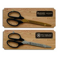 Ceremonial Scissors Oak Plaque for 36" Ceremonial Scissors